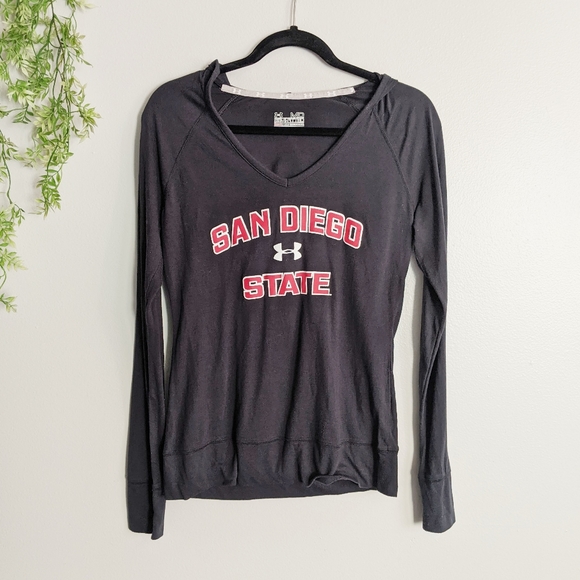 Under Armour Tops - (Under Armour) Black San Diego State Hoodie Med